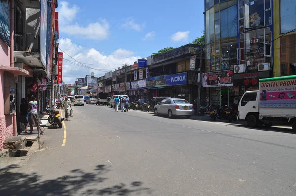 スリランカのキャンディ市内中心部の道路 — ストック写真