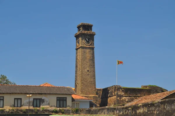 Torre Vigilancia Colonial Ciudad Galle Sri Lanka — Foto de Stock