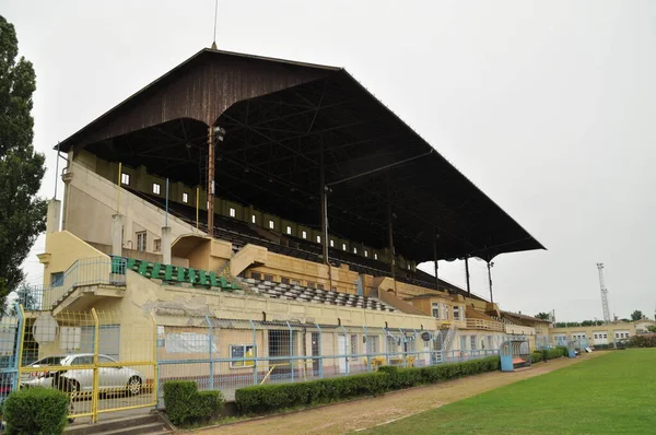 Stand Principal Stade Sport Utcai Bkv Elore Budapest — Photo