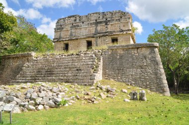 Chichen Itza arkeolojik alanındaki tapınak, Meksika