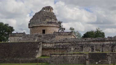 El Caracol, Chichen Itza arkeoloji sahasında bir gözlemevi, Meksika.