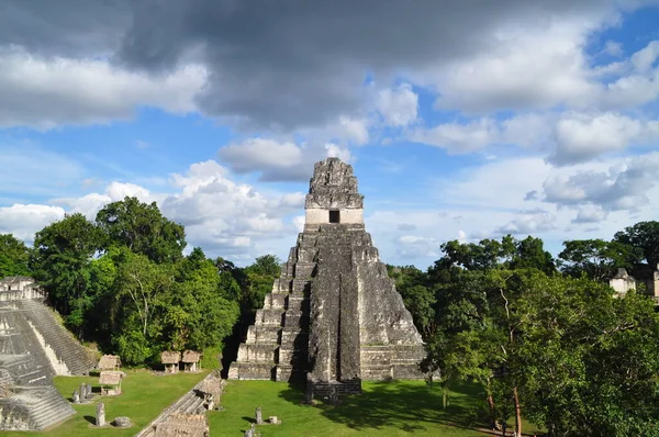 Ett Tempel Tikals Nationalpark Guatemala — Stockfoto