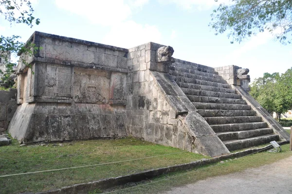 Kuil Chichen Itza Situs Arkeologi Meksiko — Stok Foto