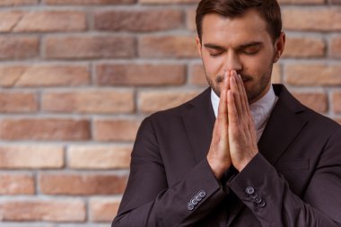 çekici genç işadamı