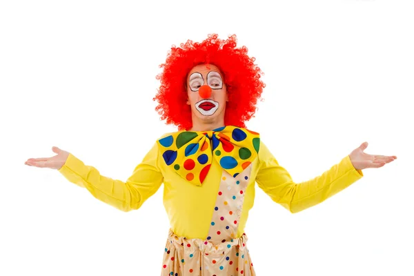 Grappige speelse clown — Stockfoto