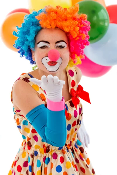 Buffo clown giocoso — Foto Stock