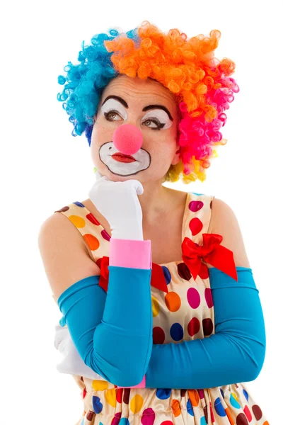 Funny playful clown — Stock Photo, Image