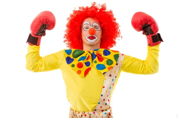 Grappige speelse clown — Stockfoto