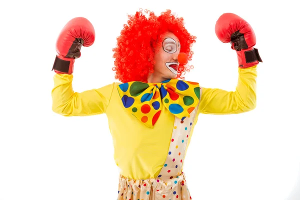 Grappige speelse clown — Stockfoto