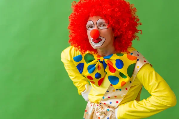 Funny playful clown — Stock Photo, Image
