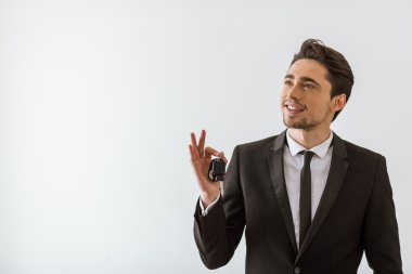 yakışıklı genç işadamı