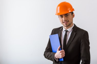 yakışıklı genç işadamı