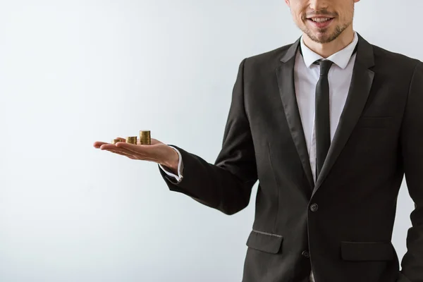 Guapo joven hombre de negocios — Foto de Stock