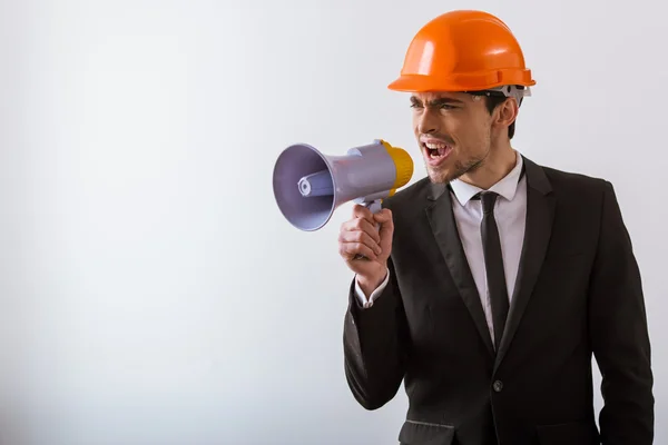 Handsome young businessman — Stock Photo, Image