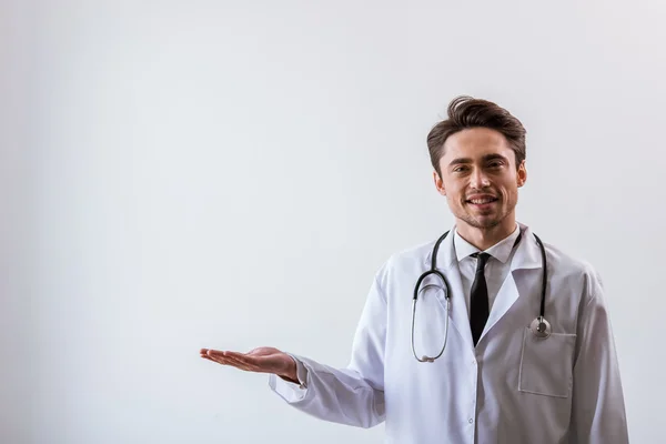 Handsome young doctor — Stock Photo, Image