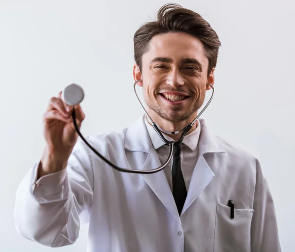 Handsome young doctor — Stock Photo, Image