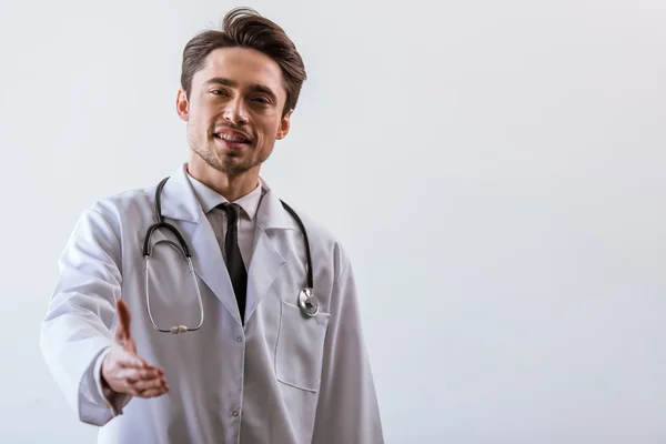 Handsome young doctor — Stock Photo, Image