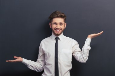 yakışıklı genç bir öğrenci