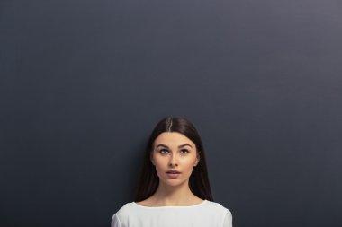 güzel genç öğrenci