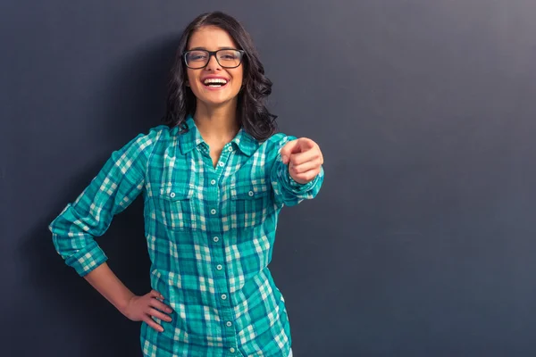 Atractiva joven mujer — Foto de Stock