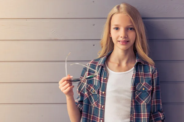 Ragazza adolescente bionda — Foto Stock