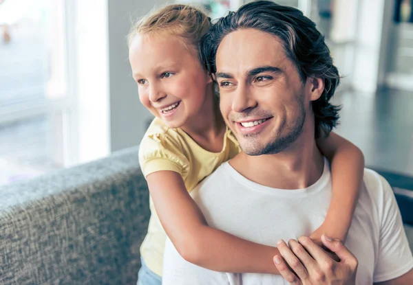 Padre e figlia — Foto Stock