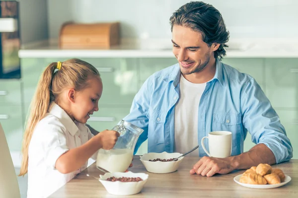 Far och dotter — Stockfoto