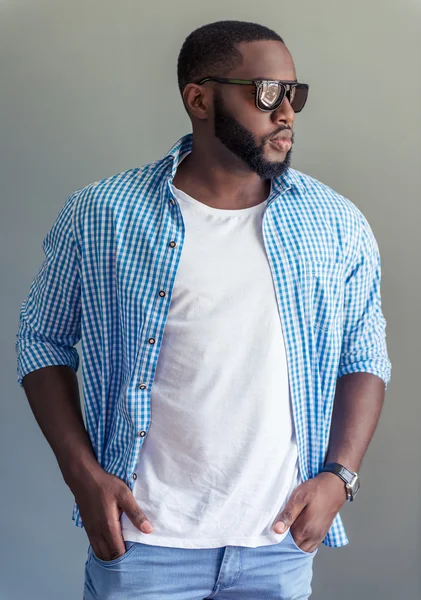 Stylish Afro American businessman — Stock Photo, Image