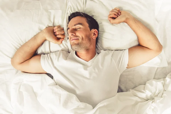 Man in the morning — Stock Photo, Image