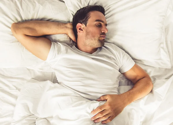 Hombre por la mañana — Foto de Stock