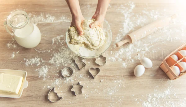 Preparación para hornear — Foto de Stock