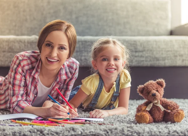 Moeder en dochter — Stockfoto