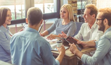 çalışan iş adamları