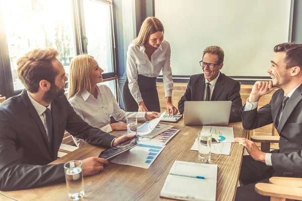 Business people at the conference — Stock Photo, Image