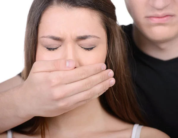 Violencia Mujer — Foto de Stock