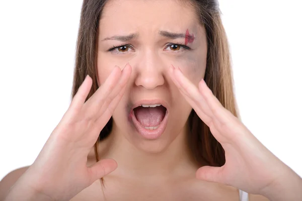 Gewalt gegen Frauen — Stockfoto