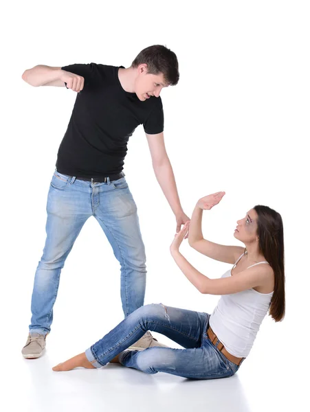 Violencia Mujer — Foto de Stock