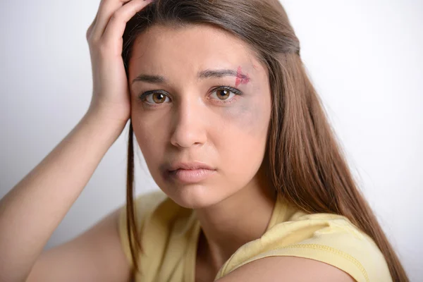 Geweld vrouw — Stockfoto