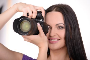 Fotoğrafçı iş başında