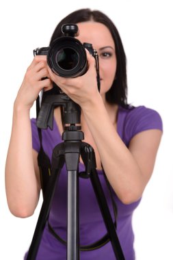 Fotoğrafçı iş başında