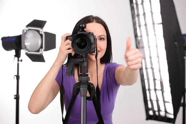 Fotógrafo en el trabajo —  Fotos de Stock