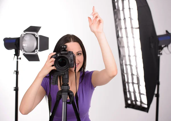 Photographer At Work — Stock Photo, Image