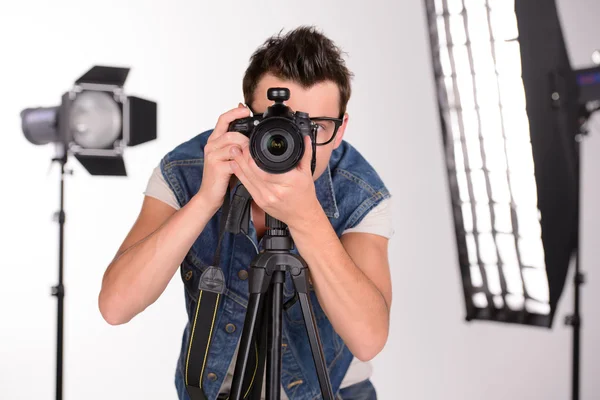 Photographer At Work — Stock Photo, Image