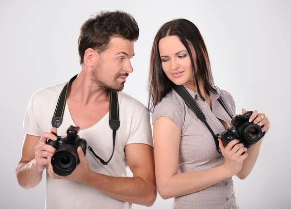 Fotograaf aan het werk — Stockfoto