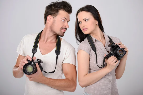 Fotograaf aan het werk — Stockfoto