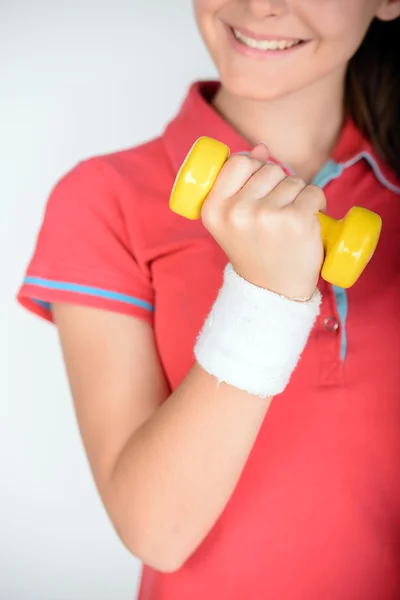 Fitness tonåring — Stockfoto