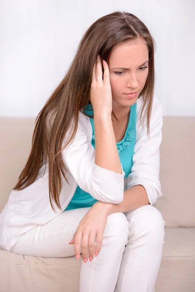 Mujer emocional — Foto de Stock