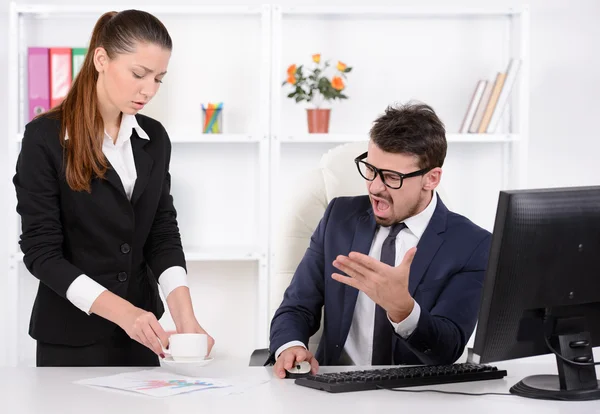 Emociones Gente de negocios — Foto de Stock