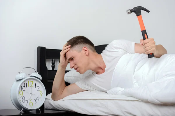 Man sover — Stockfoto