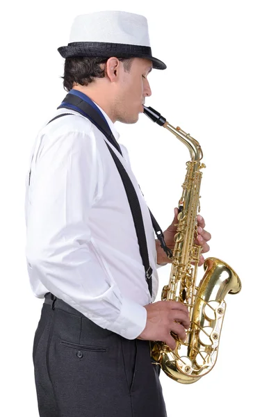 Saxofonisten — Stockfoto
